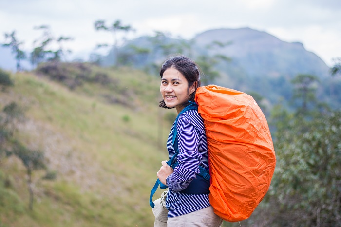 Rain covers backpack